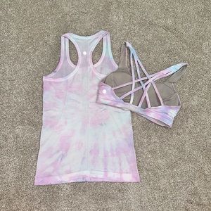 Lululemon Bundle size 4 tank and sports bra